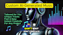 create custom ai generated music tracks