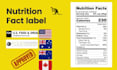 create nutrition facts label