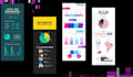 do information infographic design using web illustration and charts
