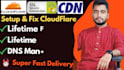 setup cloudflare free SSL certificate and active CDN