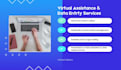 be your virtual assistant, i will do data entry work,business card,logo making