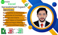 design excel spreadsheet, google sheets, dashboard,charts, pivottable and macros