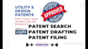 do patent search, patent drafting and patent filing