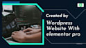 make clean and modern wordpress website with elementor