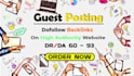 publish 10 guest posts with quality high da and high pa 90 google approved site