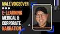 record male corporate narration