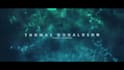 create professional space titles video or text animation