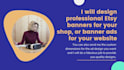 design web banner, spotify banner etsy banner