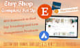 build you a niche focused SEO optimized etsy shop