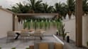do backyard landscape design, patio, pool, and garden