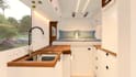 design 3d rv, motorhome, caravan, food truck interior camper van in 3d