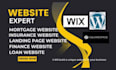 design, redesign mortgage website, insurance landing page, finance, loan website