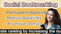 do manually powerful social bookmarking backlinks for improved google ranking