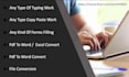 do fastest data entry typing work excel, word website manage