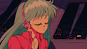 create lofi animation loop in 90s anime style
