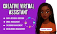 be your creative virtual assistant, general and instagram virtual assistant