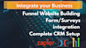 build ghl landing page, automations and membership courses