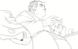 draw fanart or characters in anime or cartoonish style except nsfw