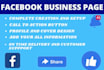 setup and optimize an impressive facebook business page