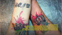 draw your color tattoo design with a real tattoo artist