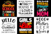 create svg custom typography t shirt design graphic