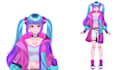 draw live2d vtuber model, 2d vtuber model, live2d rigging anime vtuber model