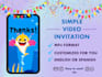 create a personalized birthday  invitation video