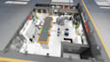 basic exhibition stand design,trade booth,stall,kiosk