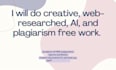 write documents, study notes, coursework assignments for you