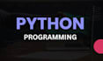 do python programming projects and tasks