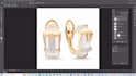 jewellery retouch polished finish