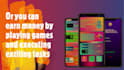 create premium earning app with impressive ui design