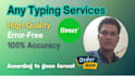 do fast typing, pdf to word, fast typist, retype pages