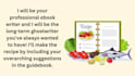 be cookbook writer, recipe book, cookbook recipe, food photography for recipe