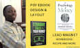 ghostwrite your nonfiction book, design compelling ebooks, lead magnets, pdf