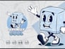 create a vintage cartoon logo design
