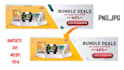 design or animate static images into gif,webp or mp4 with custom animation