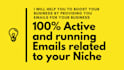 scrape active amazon business emails and web addresses
