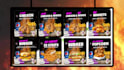 design tv menu, digital menu board or animated tv screen menu