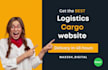 design an eye catching and converting logistics, cargo website with booking