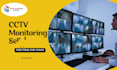 remote cctv and surveillance monitoring as security guard