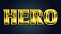 make custom 3d text or font design with faded gold effects