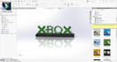 create a 3d model of the xbox logo for you