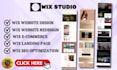 redesign wix website, wix website design, build wix ecommerce website