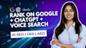 ai SEO, GEO and aeo for google and ai search