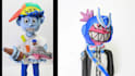 make a sculpture figure in clay based on photos or any ideas