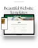provide a modern showit restaurant website template
