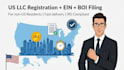 do llc registration with ein for US and non US residents