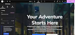 design a modern travel landing page in wordpress