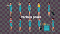 create stock character animations